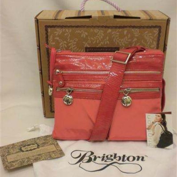 Brighton Shoulder Strap Purse - Flamingo